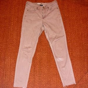Pink target skinny jeans